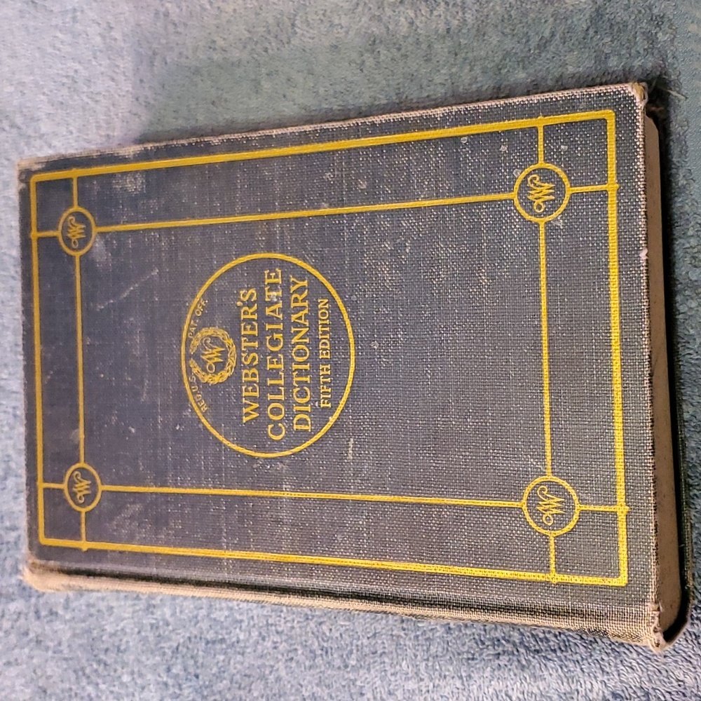 Websters collegiate dictionary